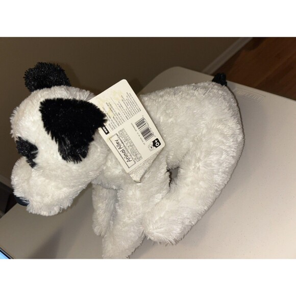Toys R Us Animal Alley Plush Puppy Dog Black and White Stuffed Animal Toy - Picture 3 of 13